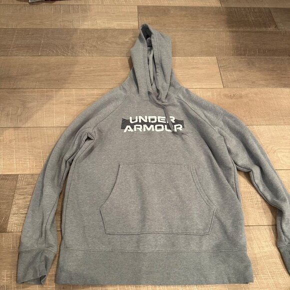 UNDER ARMOUR WOMENS HOODIE LOOSE FIT SMALL GRAY HEAT GEAR - Picture 1 of 6